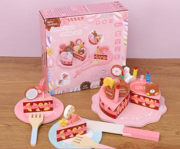 Großhandel B2B Rosa Torte Kuchen Spielzeug Küchenspielzeug